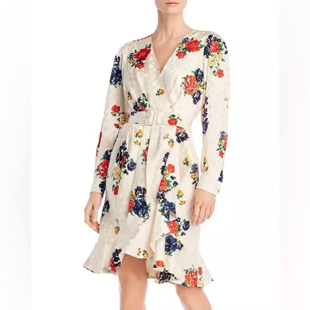 TORY BURCH Printed Silk Wrap Dress 2 NWT*